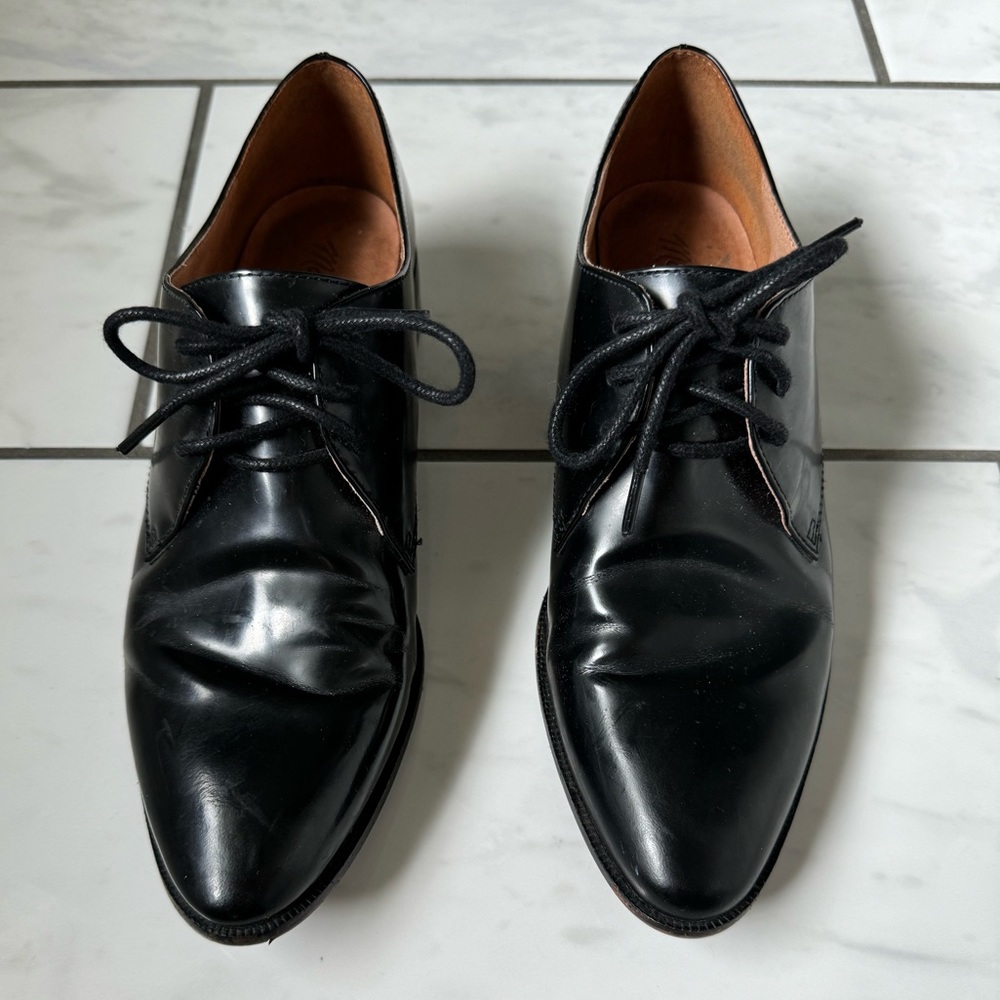 Madewell The Jess Oxford in Black Patent Leather Sz. 7.5